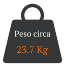 Peso 23.7 kg